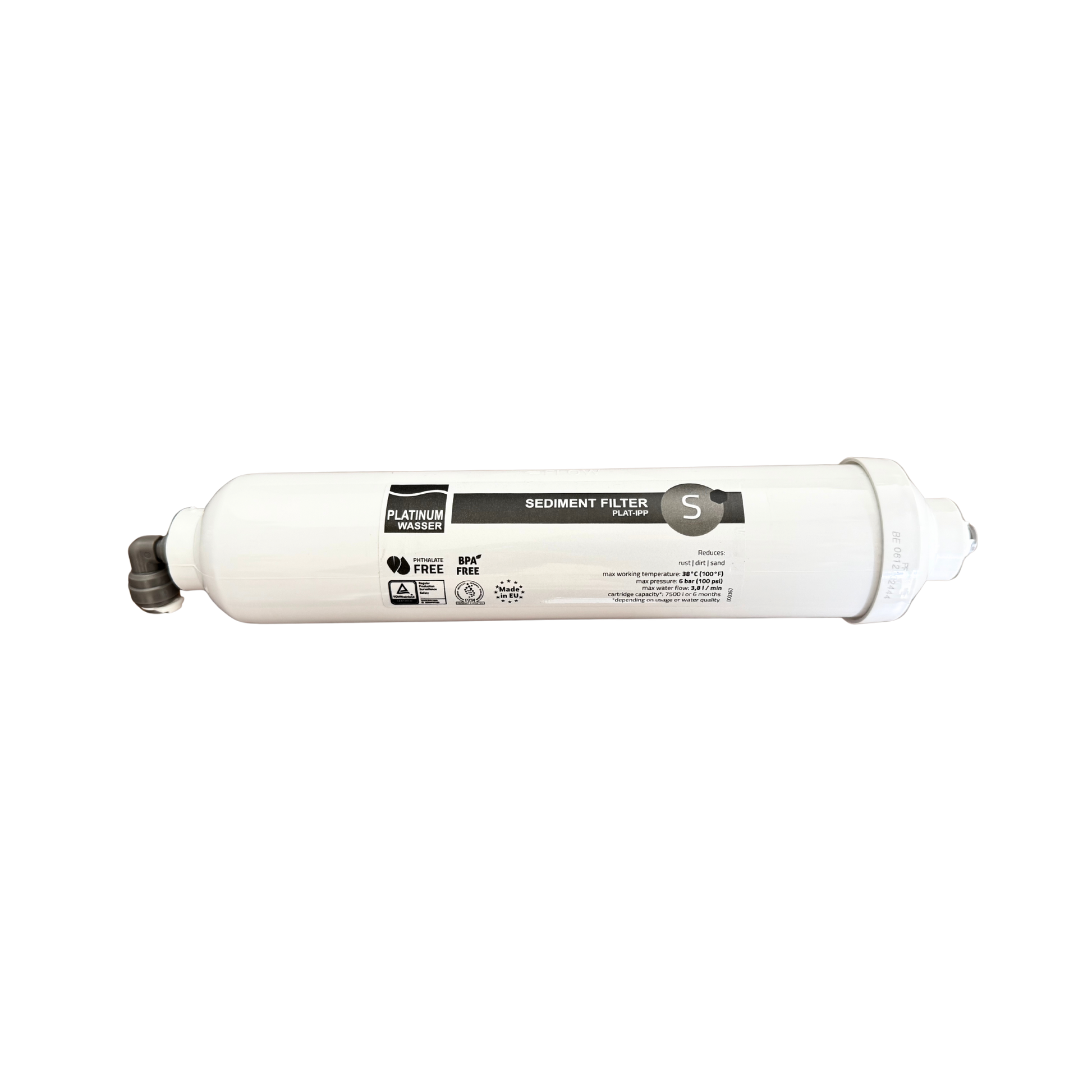 Platinum Wasser - InLine Sediment Filter PLAT-IPP პოლიპროპილენის ძაფით დამზადებული კარტრიჯი