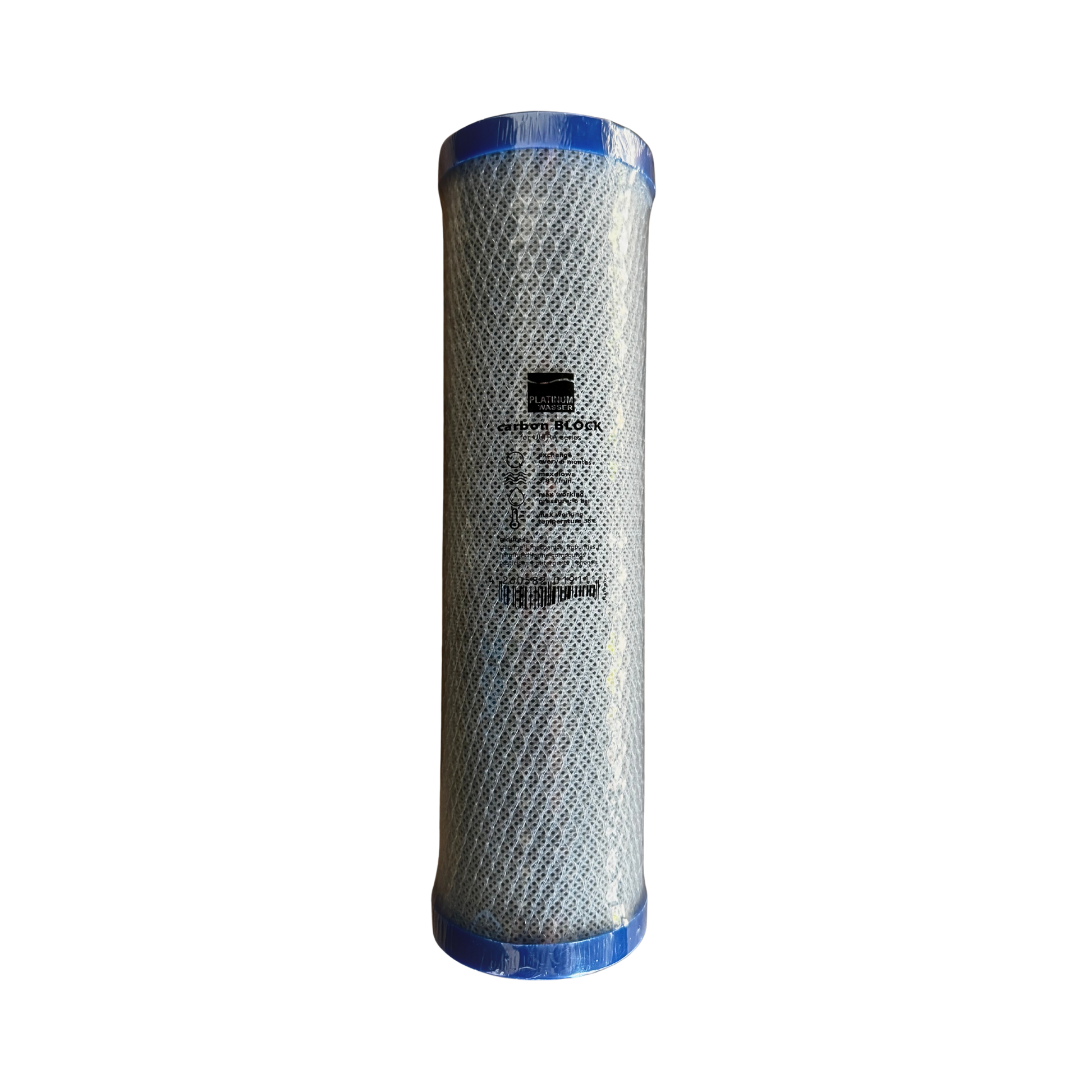 Platinum Wasser Carbon Block PLAT-PBLOCK - დაპრესილი აქტივირებული ნახშირის ბლოკის კარტრიჯი