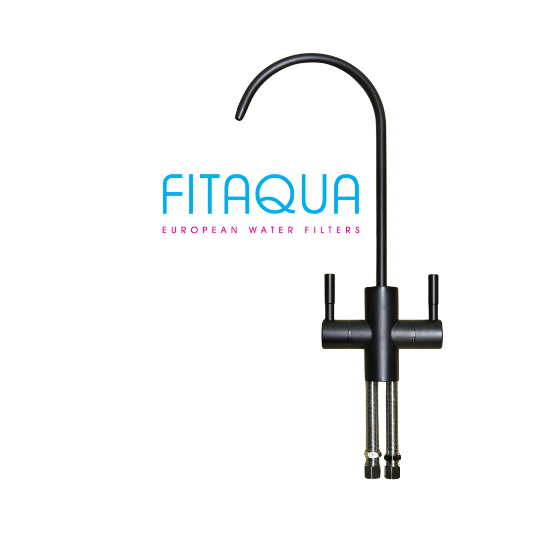 FITaqua F-type – Two-way ceramic faucet for filtered water (black)