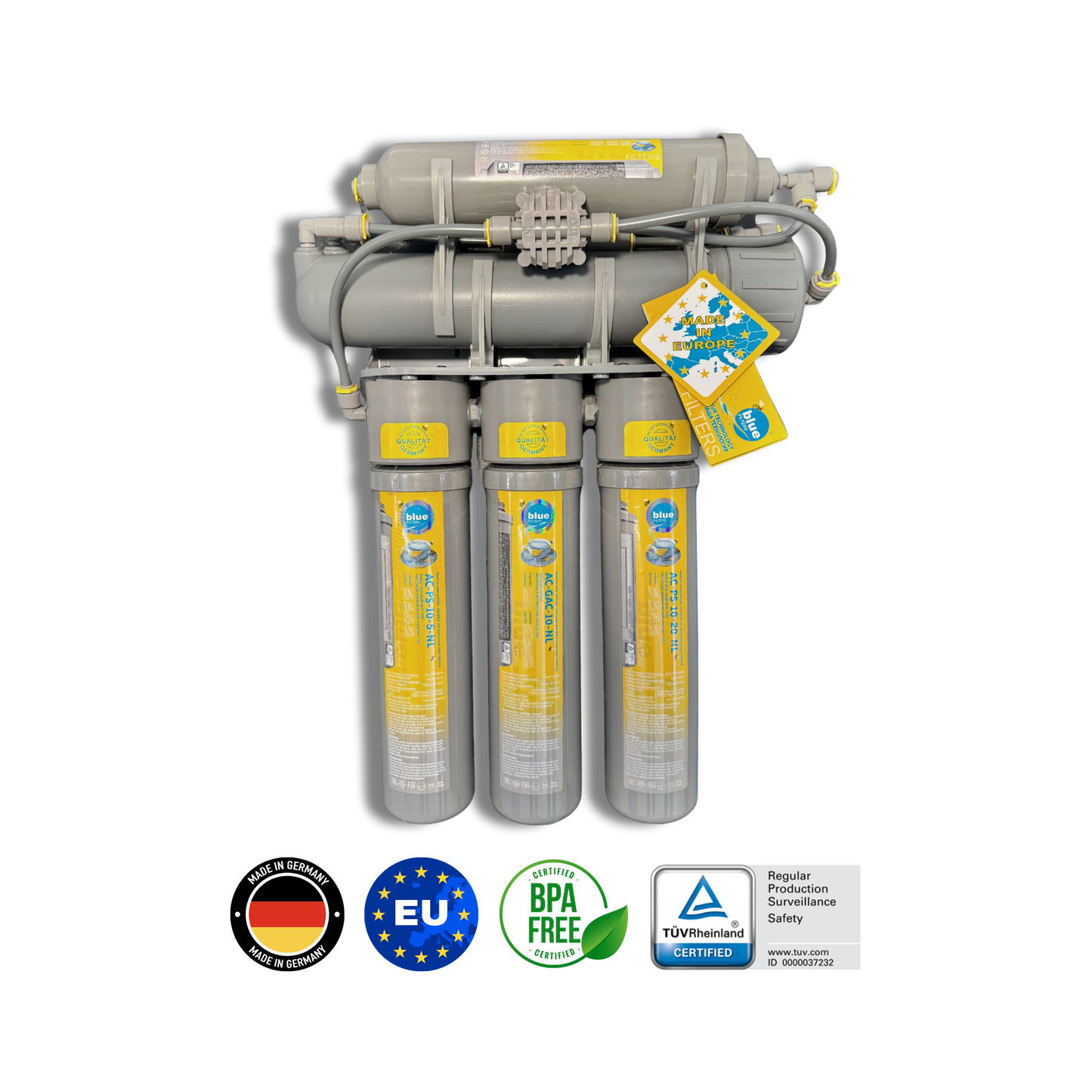 Bluefilters NewLine RO 5 - უკუოსმოსის ხუთ საფეხურიანი სისტემა