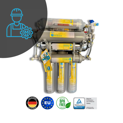 Bluefilters NewLine RO 9 - მრავალსაფეხურიანი ფილტრი – ენერგიით მდიდარი და ჯანმრთელი სასმელი წყლისთვის