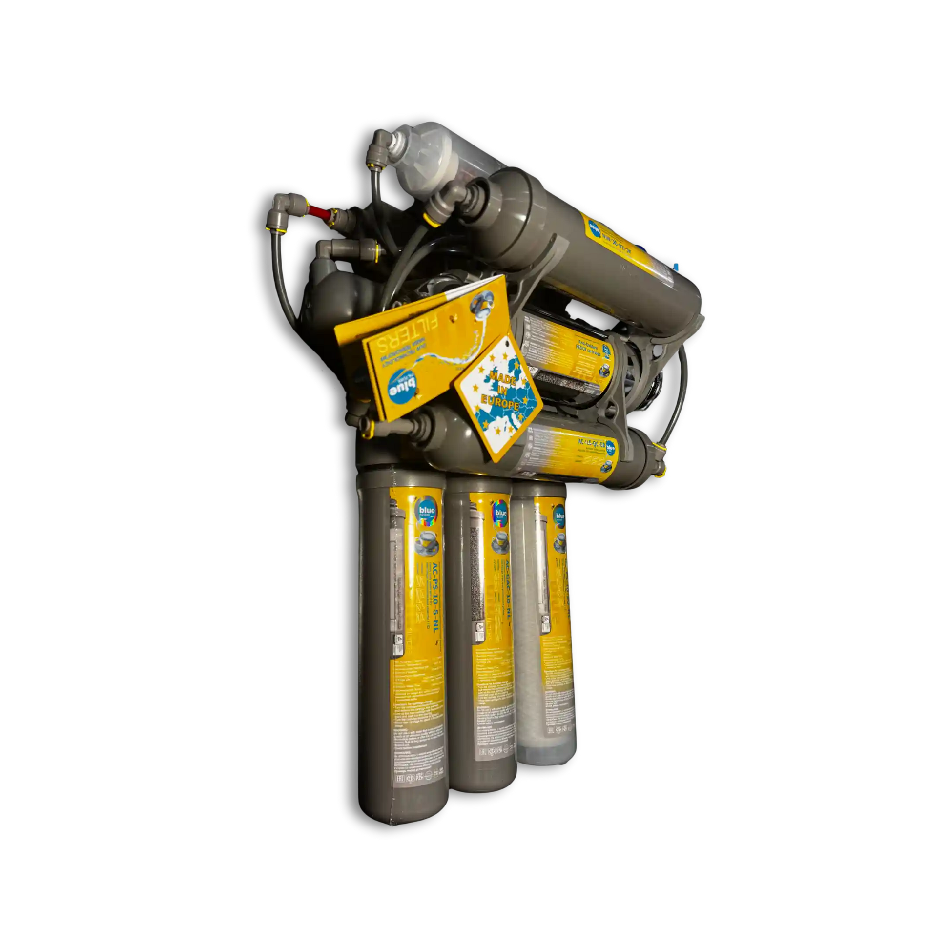 Bluefilters NewLine RO 9  - TÜV და ISO სერტიფიცირებული RO 9 უკუოსმოსის სისტემა – რბილი, ტუტე და ანტიოქსიდანტური წყალი