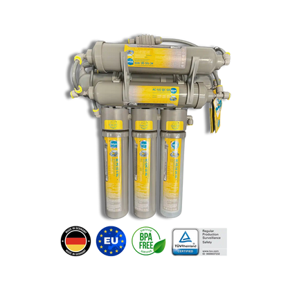 Bluefilters NewLine RO 7 ფილტრი – restores წყლის ბუნებრივ სტრუქტურას და ამდიდრებს სასარგებლო მინერალებით