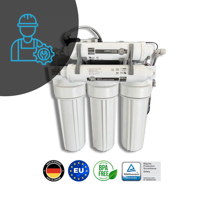 Platinum Wasser Ultra 6 (with Pump) RO - უკუოსმოსის 6 საფეხურიანი ფილტრაციის სისტემა (ელექტროძავიანი ტუმბოთი)