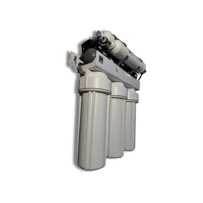 Platinum Wasser Ultra 6 RO - ექვსი საფეხურიანი RO ფილტრაცია: პოლიპროპილენის მექანიკური ფილტრები, ნახშირის ბლოკი, RO მემბრანა, GAC კარტრიჯი და მინერალიზატორი