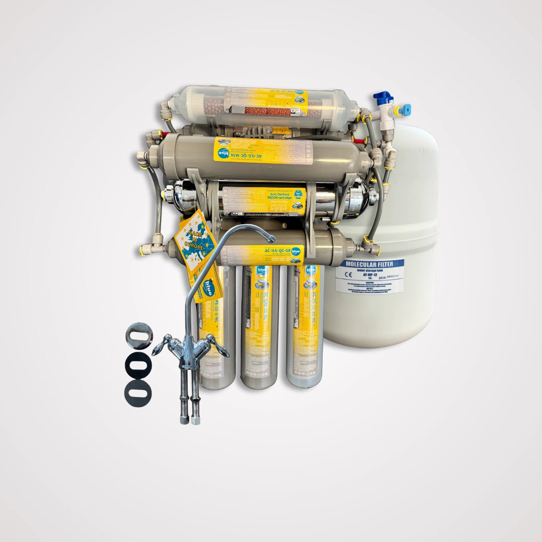 Bluefilters NewLine RO 9 - უკუოსმოსის ცხრა საფეხურიანი წყლის ფილტრი