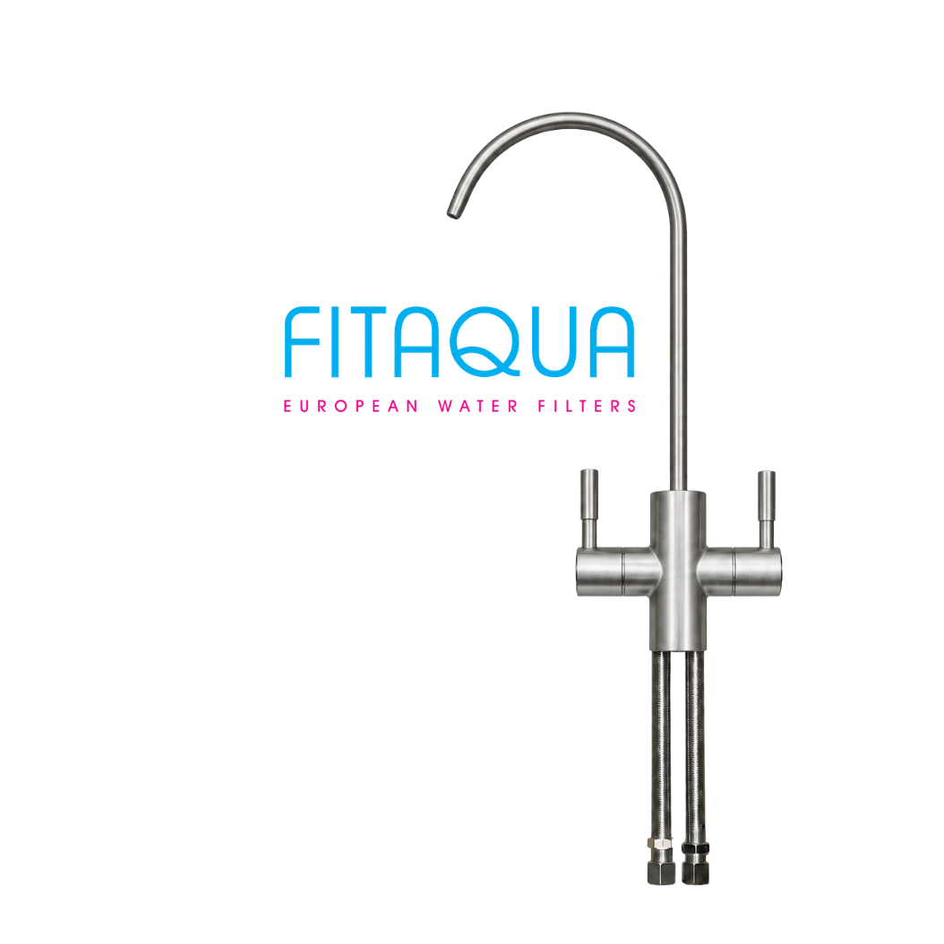 F-Type - 2-Wege-Keramik-Wasserhahn, mattes Silber (Edelstahl)