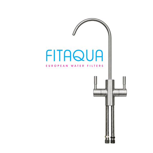 F-Type - 2-Wege-Keramik-Wasserhahn, mattes Silber (Edelstahl)