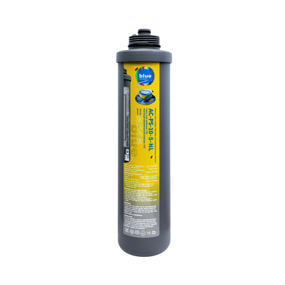 Bluefilters მძიმე ნადების 5 მიკრონის წყლის ფილტრი NewLine ტექნოლოგიით, რომელიც ეფექტურად აშორებს ქვიშას, ჟანგს და სხვა მყარ მინარევებს (AC-PS-10-5-NL)