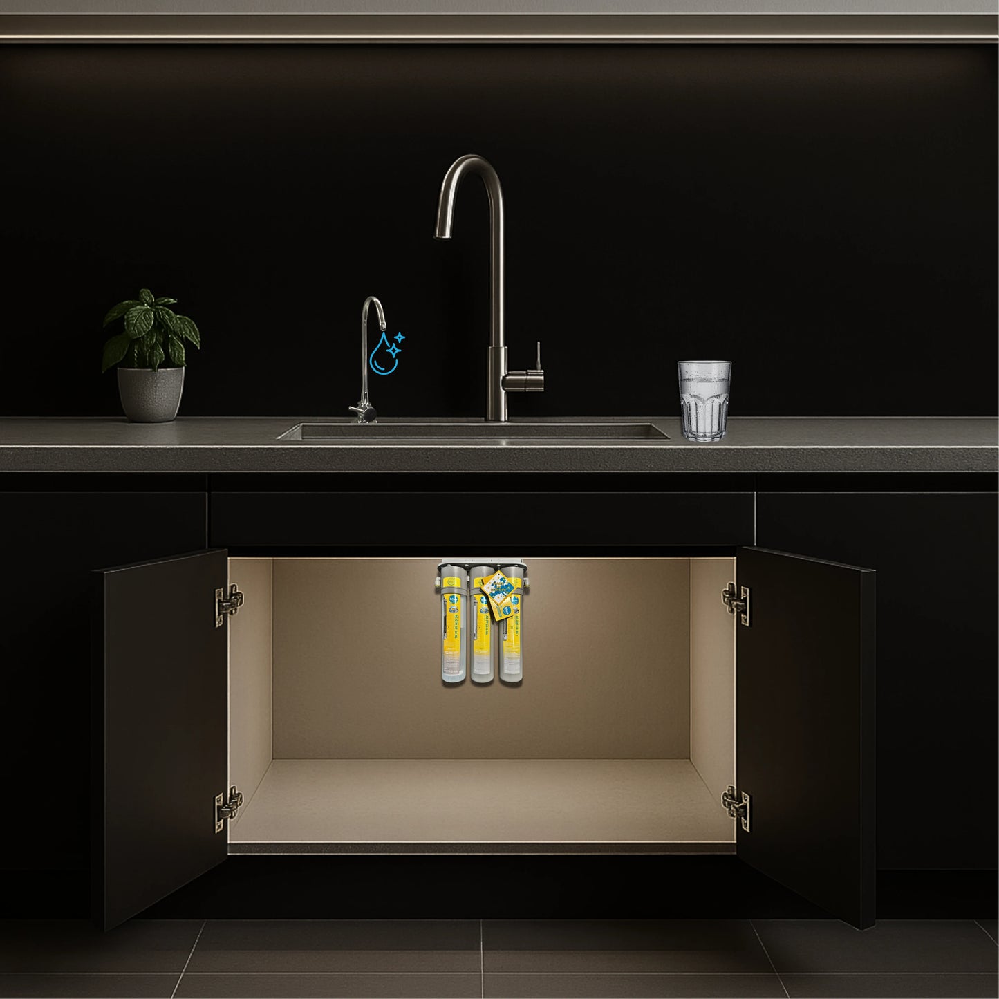 Bluefilters NewLine ups3 - Aquarea | აქვარეა UPS3 წყლის ფილტრაციის სისტემა სუფთა და უსაფრთხო სასმელი წყლისთვის