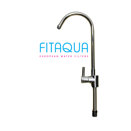 FITaqua ერთარხიანი ვერცხლისფერი პორტატული ონკანი წყლის ფილტრისთვის