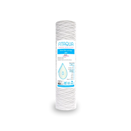 FITaqua AC-YARN მექანიკური წყლის ფილტრის კარტრიჯი – ნაქსოვი PP Yarn ფილტრი 1–50 მიკრონი | Aquarea