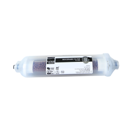 Platinum Wasser InLine ბიოკერამიკული წყლის ფილტრი ტურმალინის გრანულებით და FIR ტექნოლოგიით, რომელიც აუმჯობესებს წყლის თვისებებს და ხელს უწყობს წყლის სტრუქტურირებას (PLAT-IBIO)