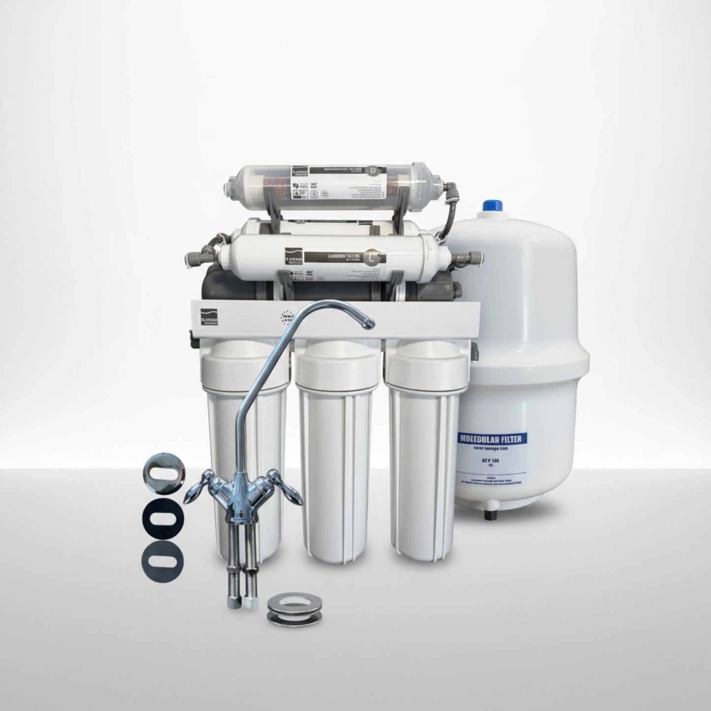 Platinum Wasser Ultra 7 – 7 საფეხურიანი უკუოსმოსის სასმელი წყლის ფილტრი სრული კომპლექტაციით | Aquarea