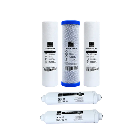 Platinum Wasser ULTRA6-ის 6-თვიანი კარტრიჯების ნაკრები - 5 კარტრიჯი