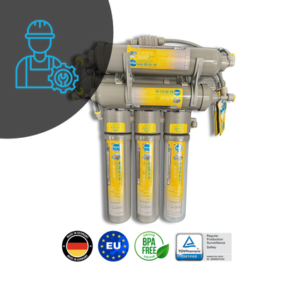 Bluefilters NewLine RO 7 - უკუოსმოსის შვიდ საფეხურიანი სისტემა